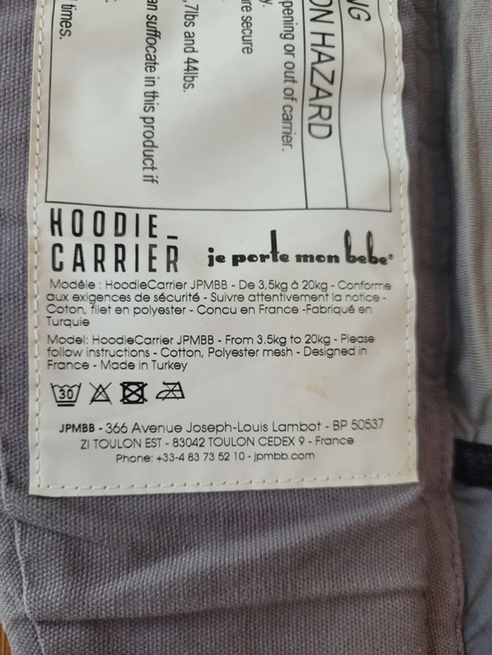 Porte-bébé ergobaby hoodiecarrier - photo numéro 4