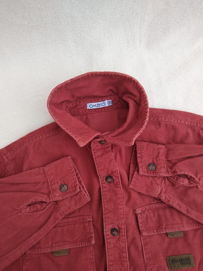 Chemise velours garçon Okaïdi 10 ans - photo numéro 6