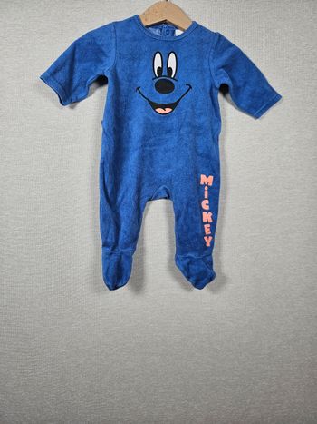 Pyjama velours Mickey disney 3 mois 