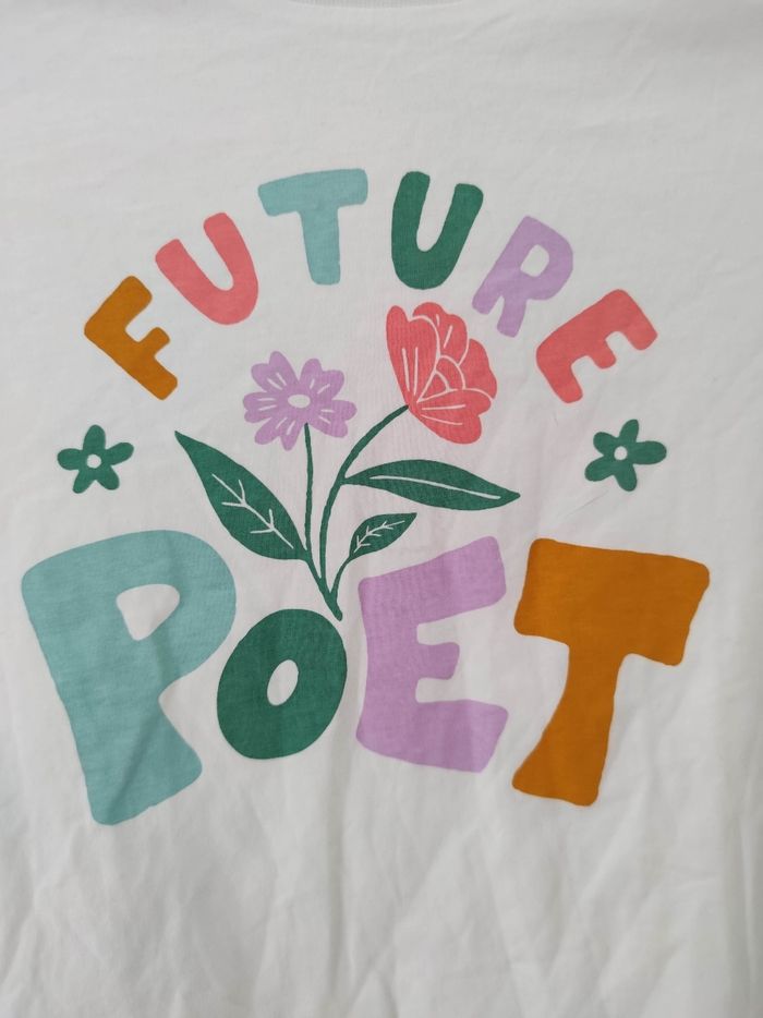 T-shirt fille Carter's kid taille 14 ans blanc - photo numéro 2