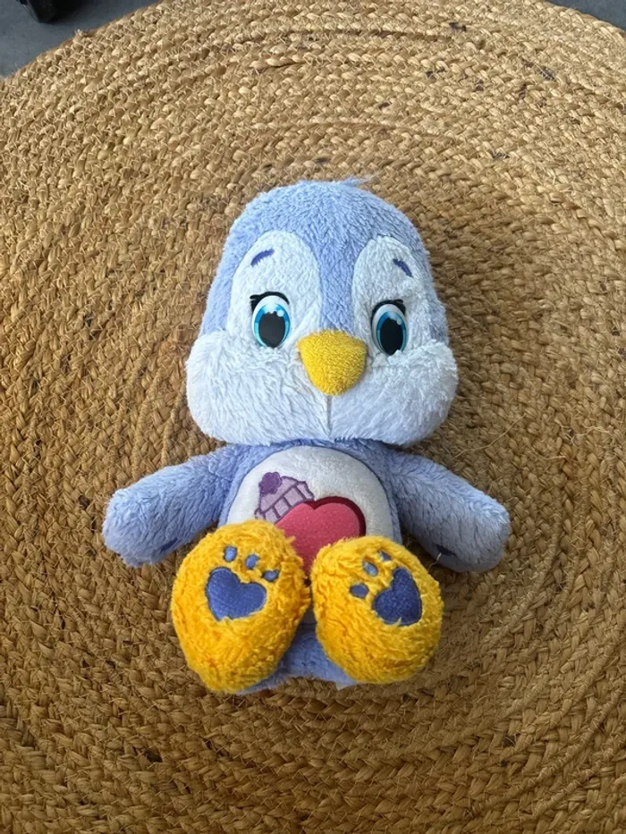 Peluche pingouin vintage bisounours - photo numéro 3
