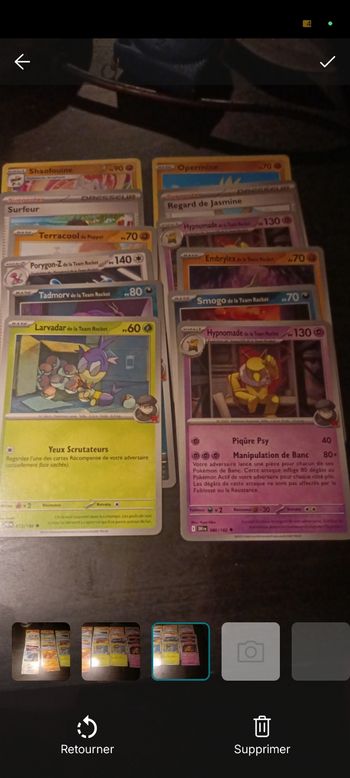 Lot cartes pokémons