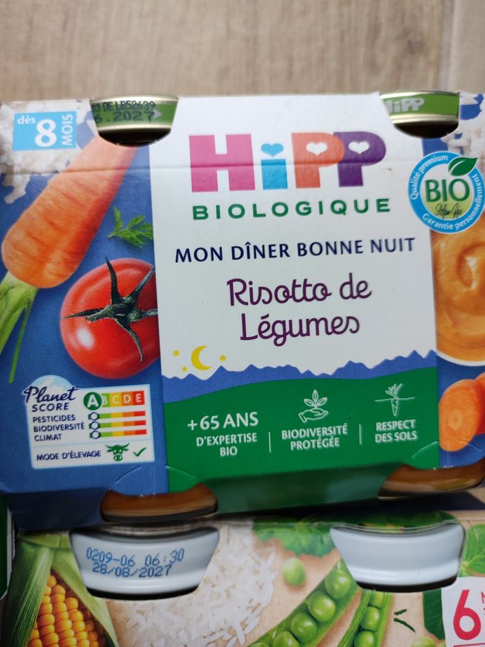 Lot compotes hipp et petit pots bébé - photo numéro 5