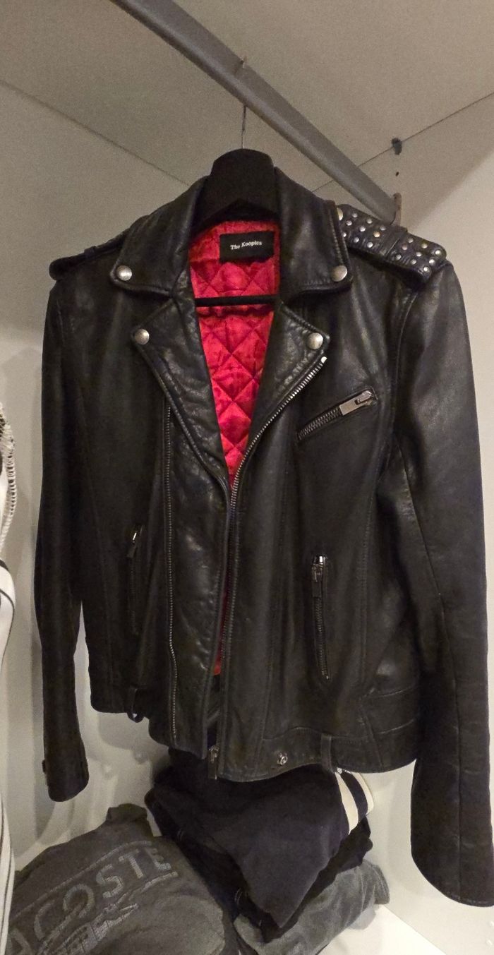 Veste en cuir The kooples - photo numéro 2
