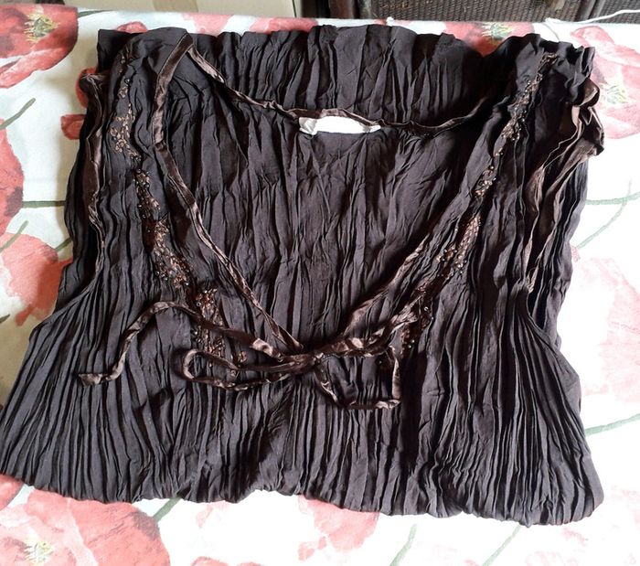 Chemisier aspect chiffonné