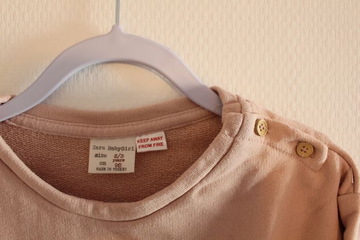 Sweat Zara Baby Girl  2/3 ans - photo numéro 4