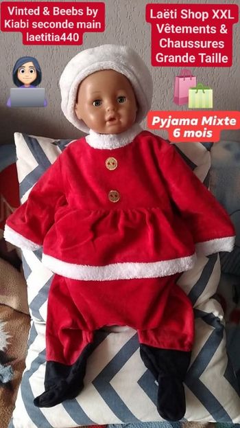 Pyjama de Noël 6 mois kitchoun