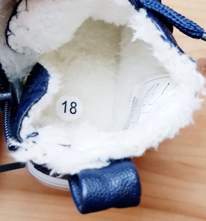 ❄ Baskets montantes fourrées - Marine - P18 ❄ - photo numéro 7