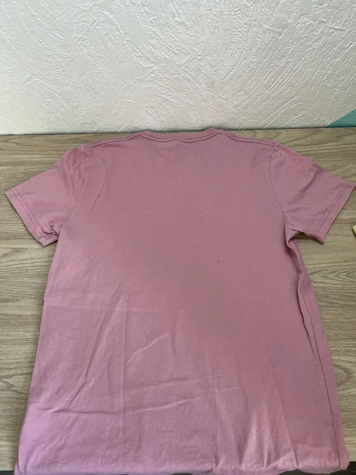 T-shirt Hollister-couleur rose - photo numéro 5