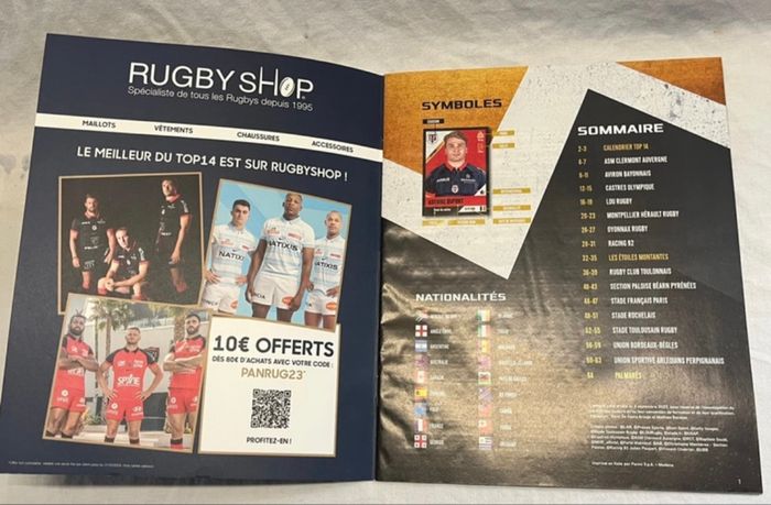 Kit panini Rugby Top 14 2023/2024 neuf - photo numéro 6