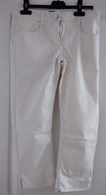 Pantacourt blanc