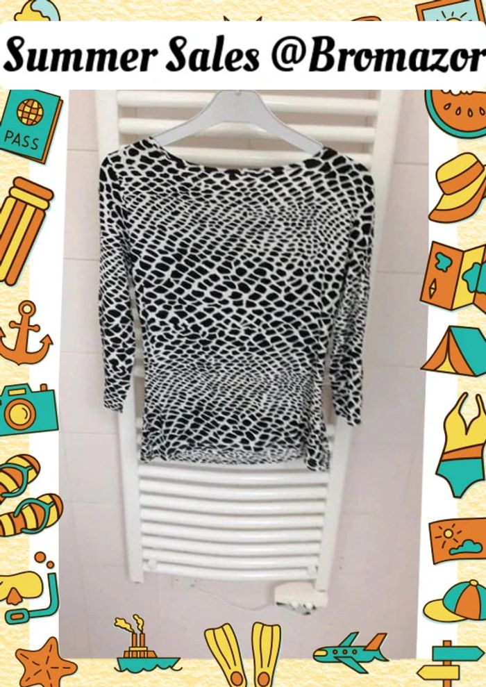 Blouse panthère taille M / 38 - photo numéro 2