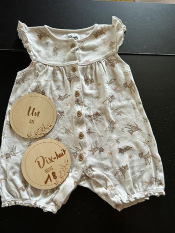Combi short bambi 12/18mois