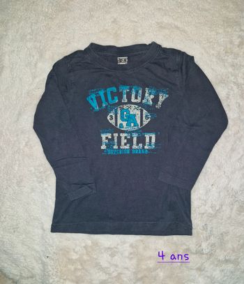 T-shirt manches longues garçon 4 ans