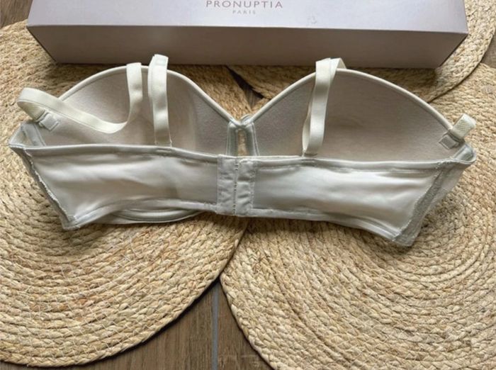 Soutien-gorge ivoire Pronuptia Paris - T95D - photo numéro 5