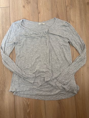 Haut manches longues cache cœur 