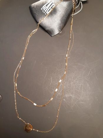 Zag collier été multirang en acier inoxydable stainless steel en tbe