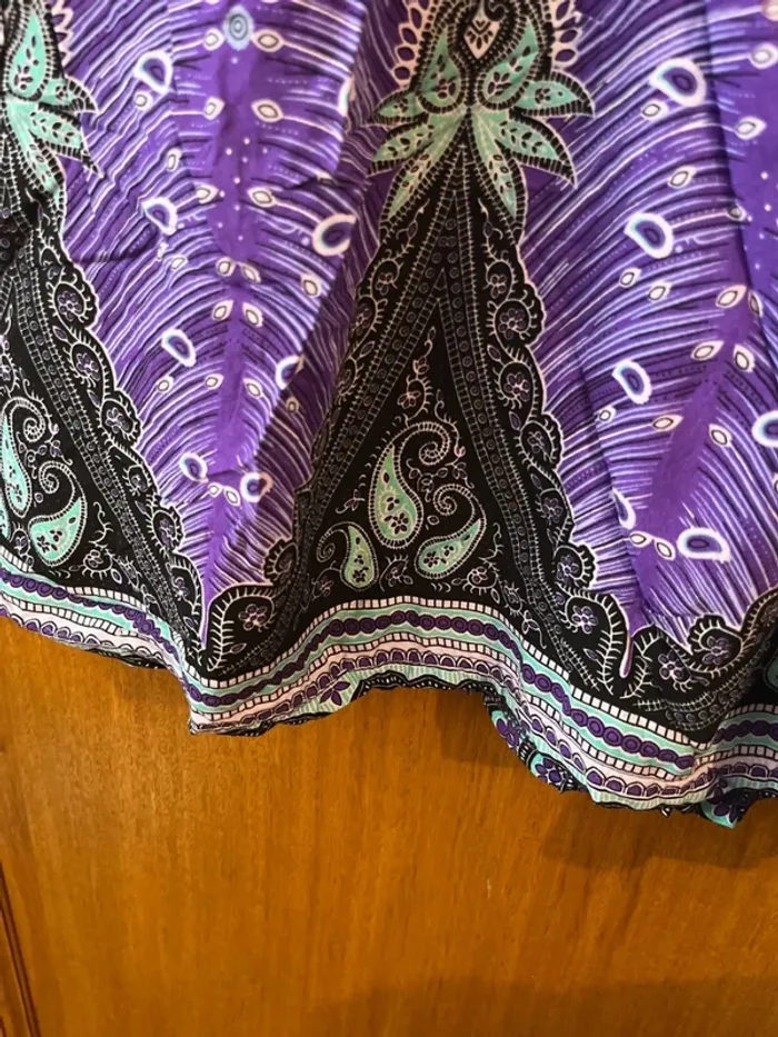 Robe/djellaba violet XXXl - photo numéro 4