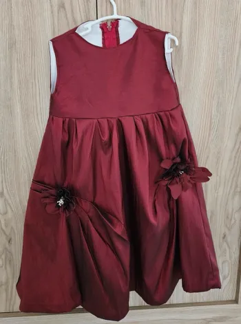 Robe de cérémonie bordeau