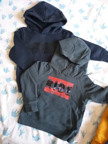 2 sweats à capuche 2 ans TA0
