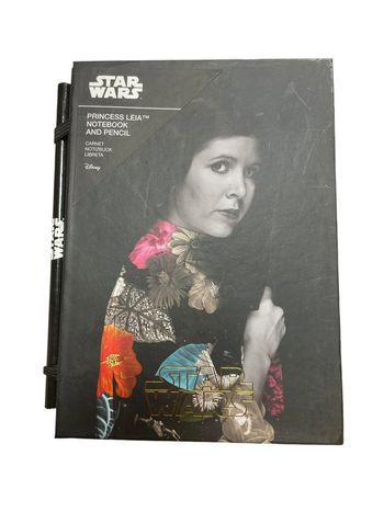 Cahier Notebook Star Wars Princess Leia + crayon Paladone neuf