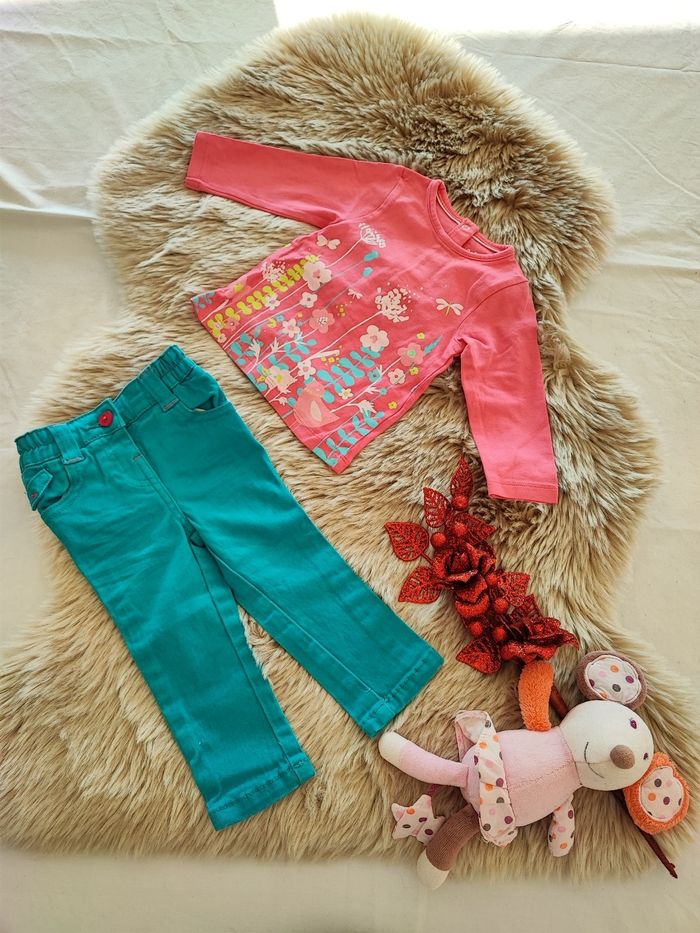 Ensemble pantalon tee shirt orchestra 6 mois