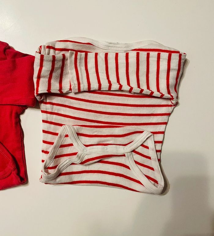 Lot bodies manches longues - 3 mois - photo numéro 9