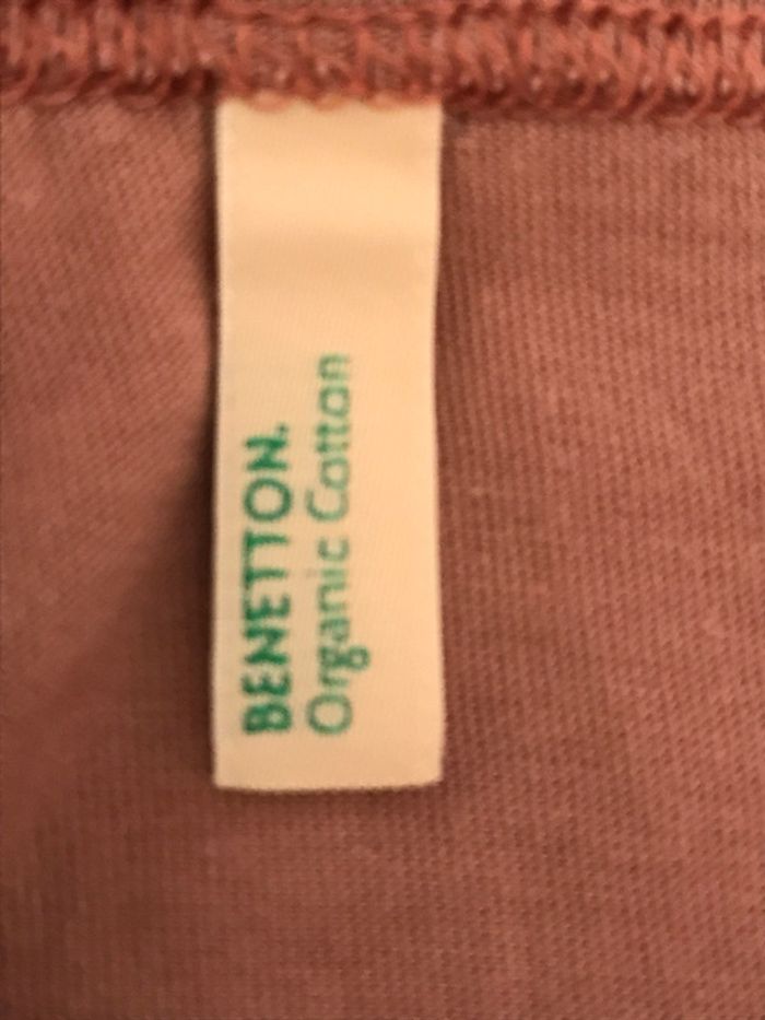 Tee-Shirt manches courtes rose Lie de vin - photo numéro 3