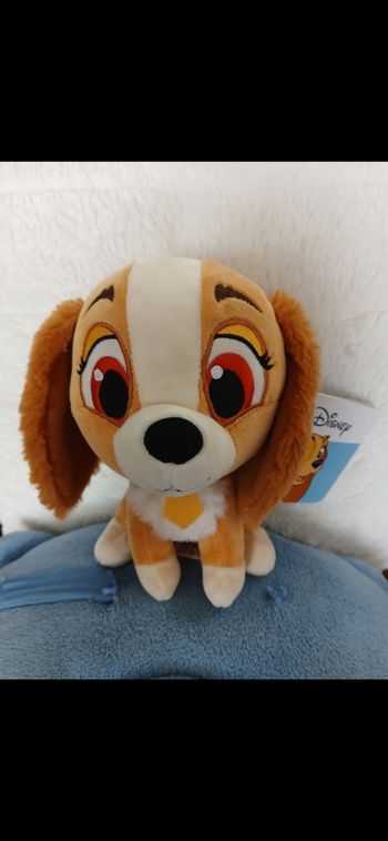 Peluche Lady disney la belle et le le clochard  17cm