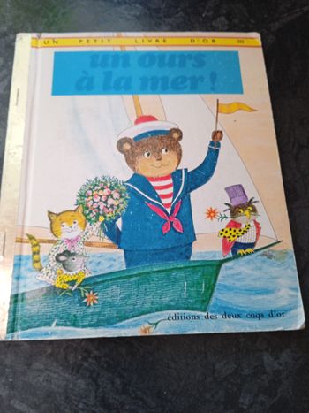 Livre enfant un ours à la mer