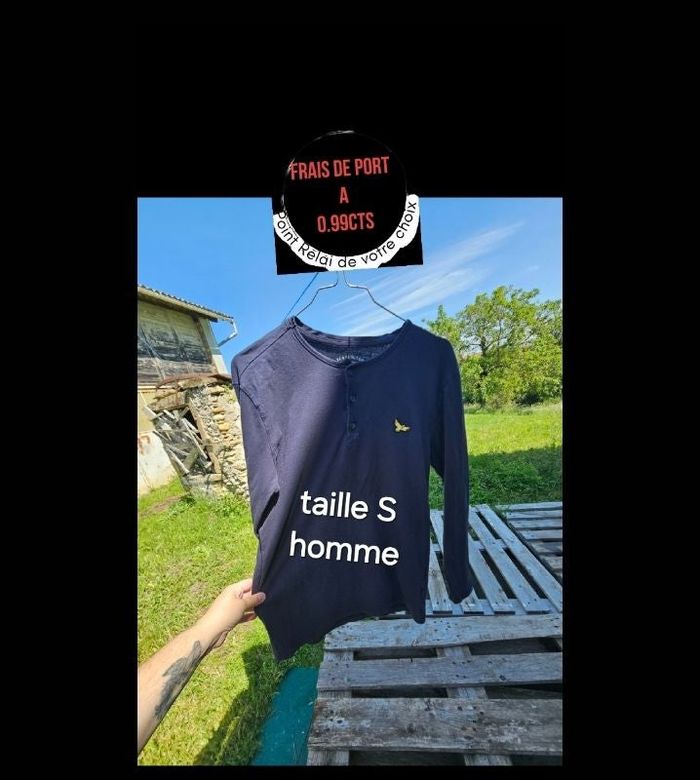 Tee shirt manche longue  Taille S homme garçon