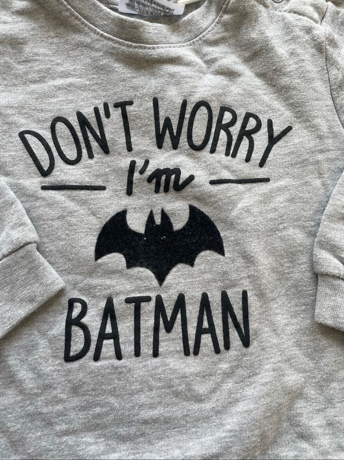 Sweat Batman - 9 mois - garçon - photo numéro 2
