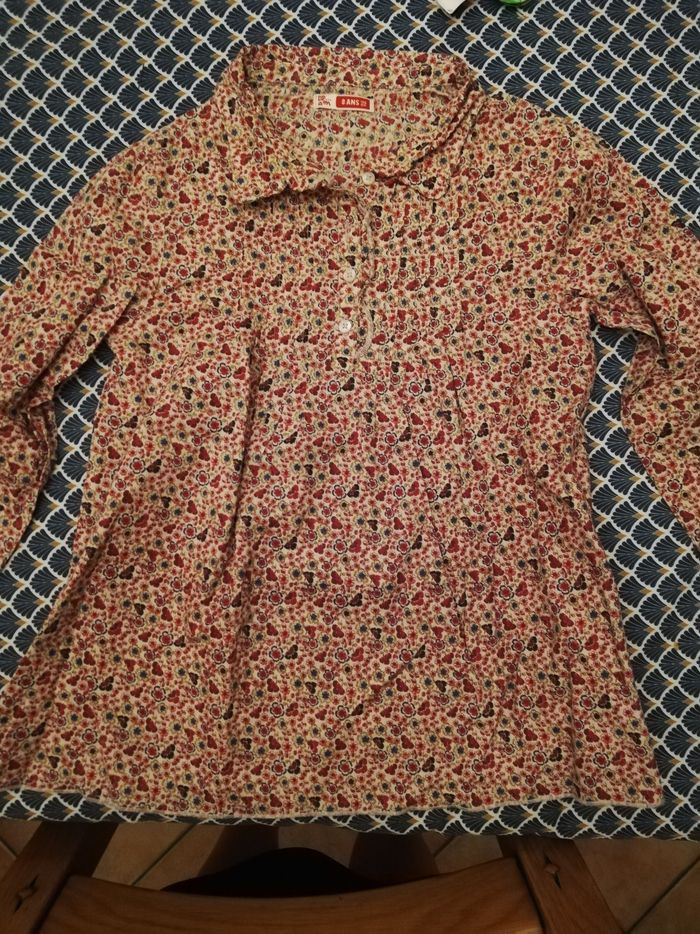 Chemisier à fleurs 8 ans - photo numéro 3