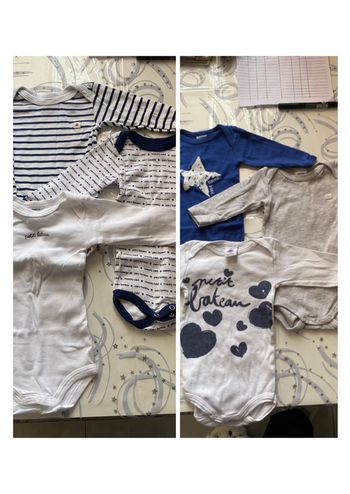 Bodies petit bateau 3 mois