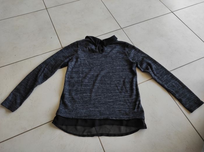 Petit pull léger ree shirt avec col xxs fille - photo numéro 2