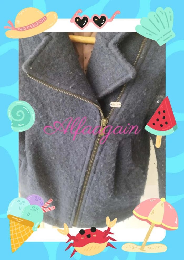 Manteau IKKS sequins bleu 6ans - photo numéro 14