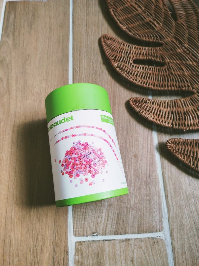 🪡Baril Lot de perles à enfiler en bois multicolores marque Vertbaudet - photo numéro 3