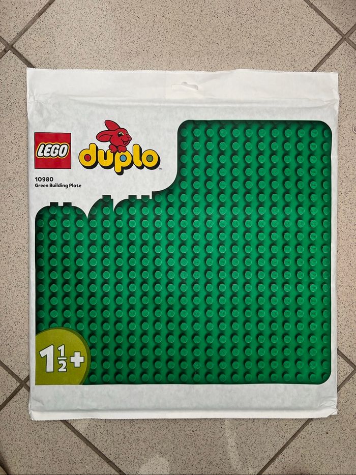 Lego 10980 Duplo La Plaque De Construction Verte