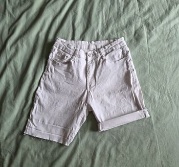 Fashion Jeans Short Denim Blanc Très bon état Taille S