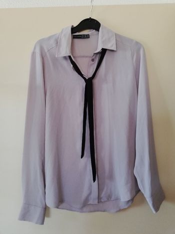 Chemise fluide beige