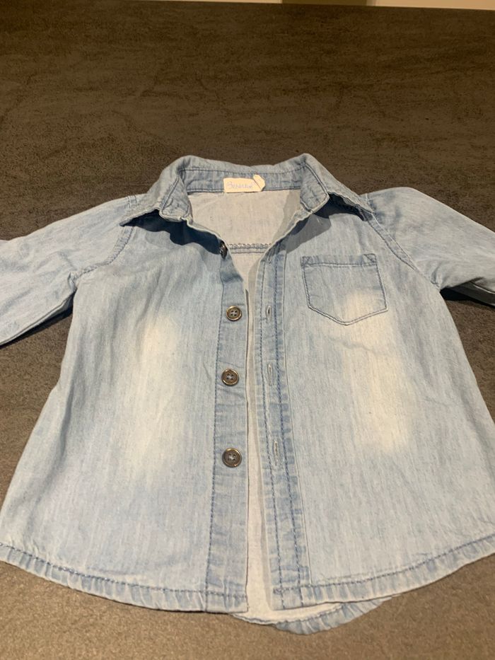 Chemise manche longues 12 mois - photo numéro 2
