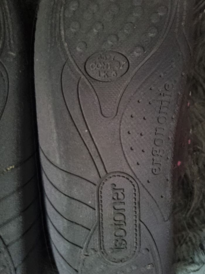 Chaussons gris à pois 37 - photo numéro 7