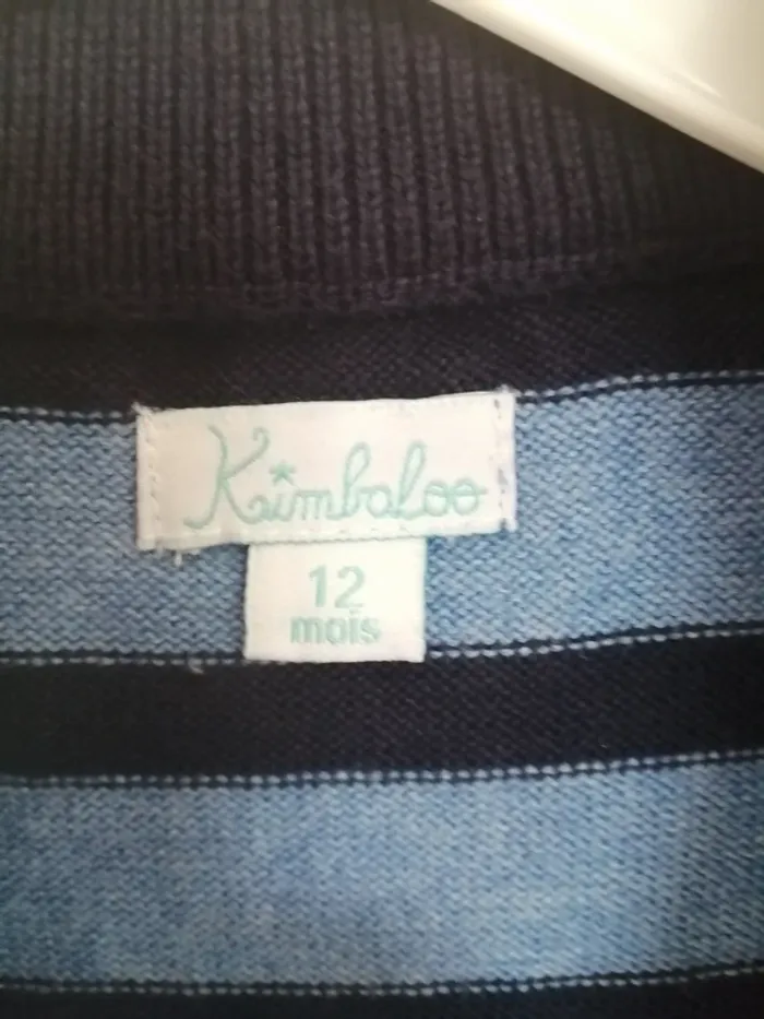 Gilet kimbaloo bleu ciel rayer marine - photo numéro 5