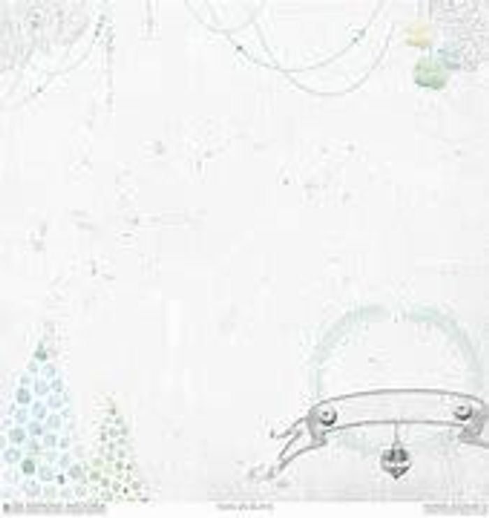 Set de 16 papiers scrapbooking NOEL EN BLANC - photo numéro 2
