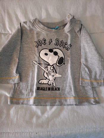 T-shirt manches longues snoopy