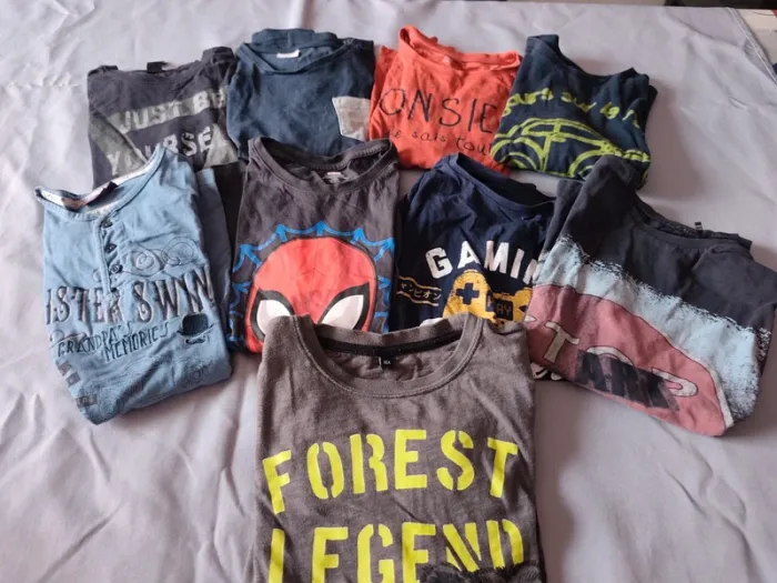 Lot t-shirts 10 ans