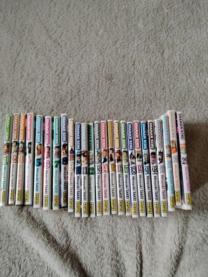 Lot de 25 manga shaman king