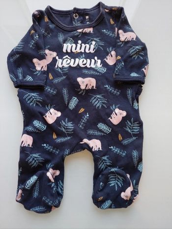 Grenouillere  1 mois