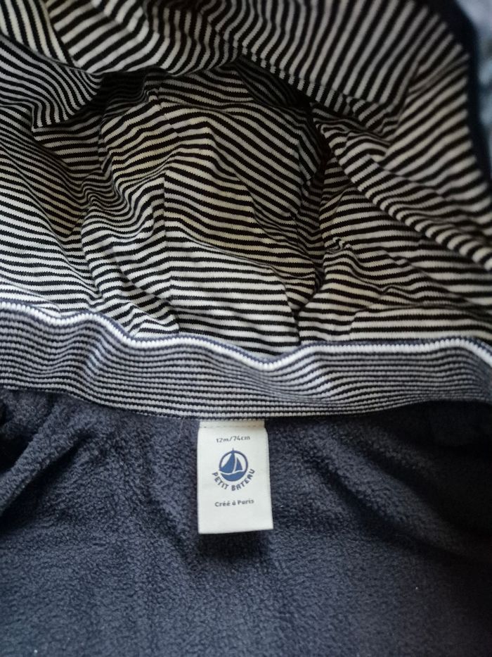 Doudoune à capuche Petit Bateau - 12 mois (74 cm) - photo numéro 4