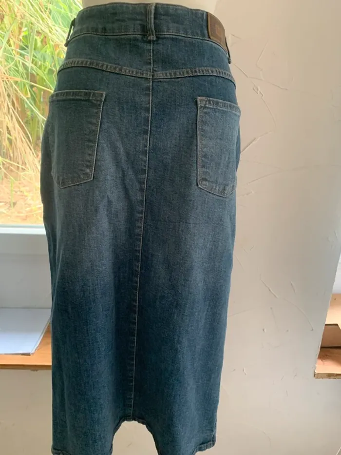 Jupe Bianca longue en jean taille 40 - photo numéro 9